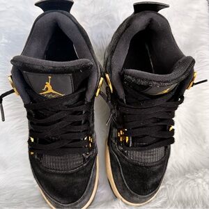 Air Jordan Black & Gold 4's BG SZ 6.5